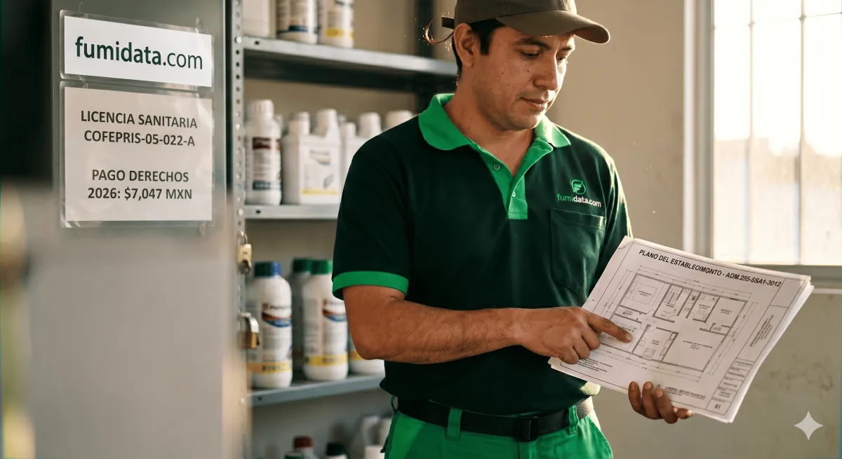 Licencia Sanitaria de Control de Plagas COFEPRIS | App